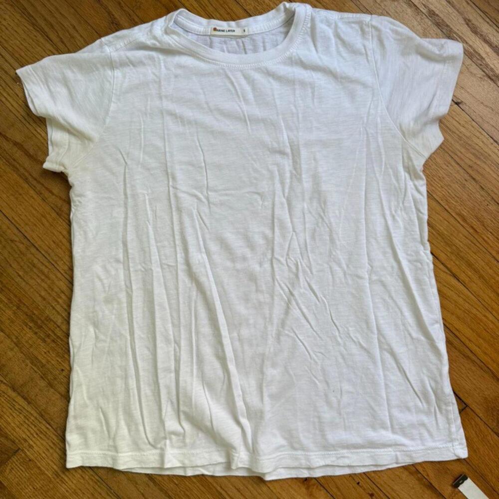 Marine Layer White Tee – Size Small